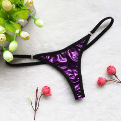 Sexy Patent Leather Thong