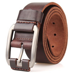 Men's Cowhide Casual Pin Buckle Belt