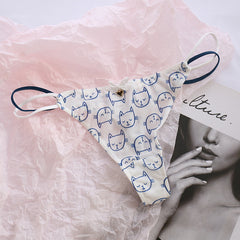 Mesh Sexy Transparent Cute Low Waist Thong