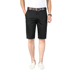 Men's Slim Straight Business Casual Shorts