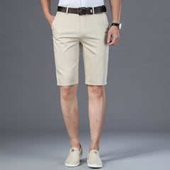 Men's Slim Straight Business Casual Shorts