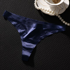 Ultra-thin Transparent Ice Silk Large Size Sexy Thong