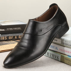 British style white casual leather shoes