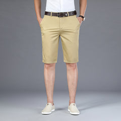 Men's Slim Straight Business Casual Shorts