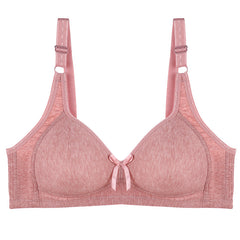 Pure Cotton Large Size Wire-free Push-up Bra