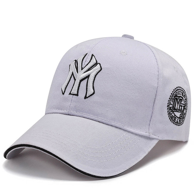 Trendy all-match embroidered letter duck baseball cap