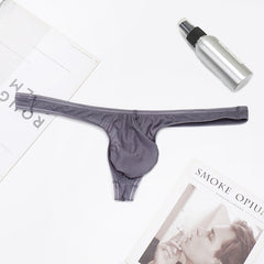 Men's Ice Silk Mesh Transparent Thong