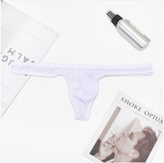 Men's Ice Silk Mesh Transparent Thong