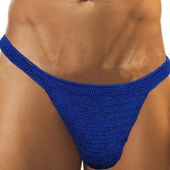 Men's Sexy Breathable Knitted Sunbathing Thong