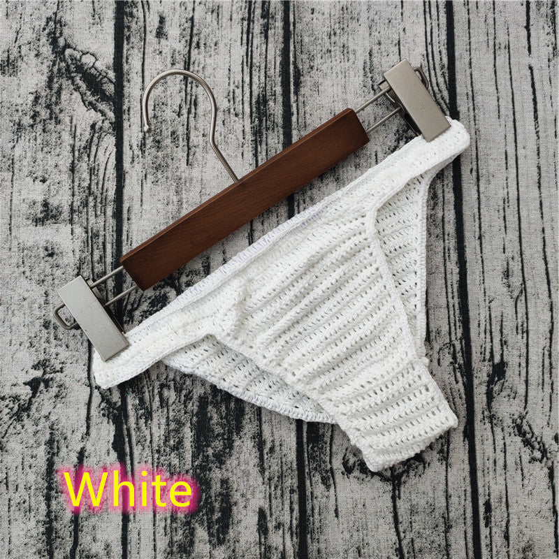 Men's Sexy Breathable Knitted Sunbathing Thong