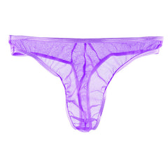Men's Ultra-thin Transparent Mesh Sexy Thong