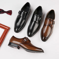 2023 New Buckle Business Leather Shoes