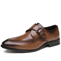 2023 New Buckle Business Leather Shoes