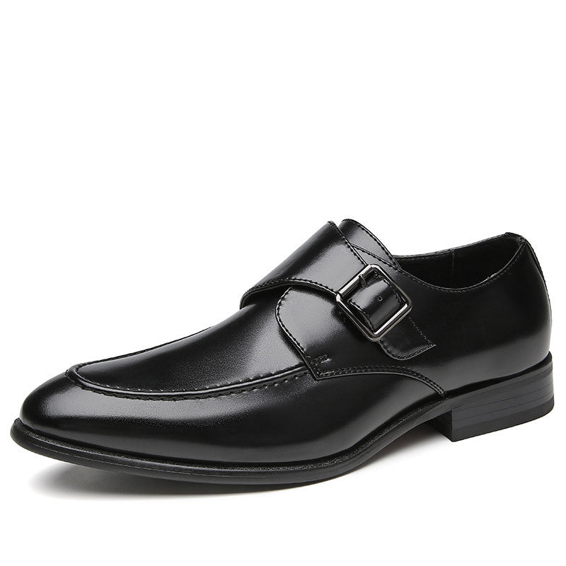 2023 New Buckle Business Leather Shoes