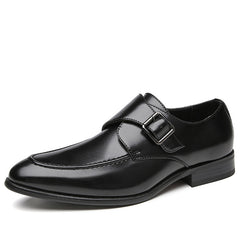 2023 New Buckle Business Leather Shoes