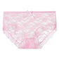 Bow Lace Edge Jacquard Mesh Transparent Panties