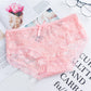 Bow Lace Edge Jacquard Mesh Transparent Panties