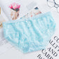 Bow Lace Edge Jacquard Mesh Transparent Panties