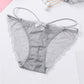 Lace Low-waist Sexy Breathable Hollow Mesh Thin Strap Briefs