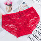 Bow Lace Edge Jacquard Mesh Transparent Panties