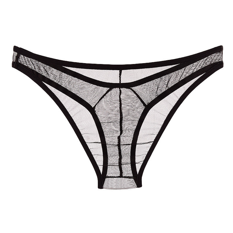 Men's Ultra-thin Transparent Mesh Sexy Thong