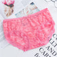 Bow Lace Edge Jacquard Mesh Transparent Panties