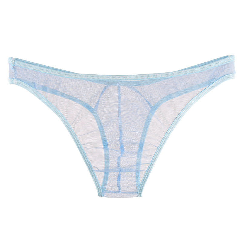 Men's Ultra-thin Transparent Mesh Sexy Thong