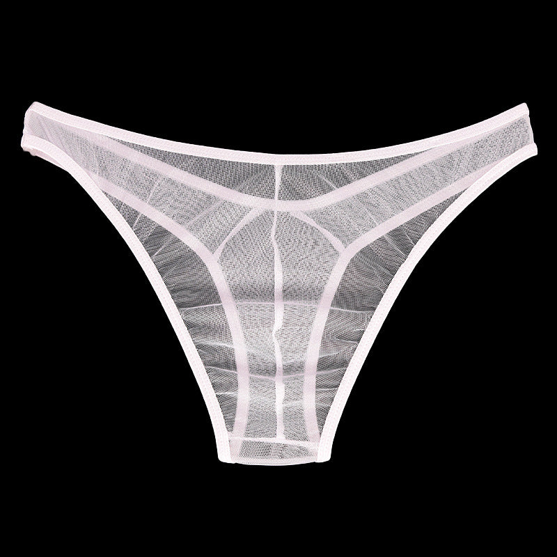 Men's Ultra-thin Transparent Mesh Sexy Thong