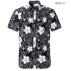 Summer Cotton Hawaiian Print Beach Shirt (21 Colors)