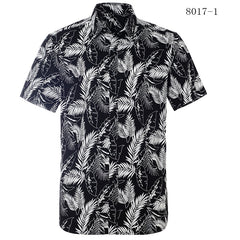 Summer Cotton Hawaiian Print Beach Shirt (21 Colors)