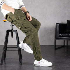 Men's Cotton Casual Tactical Multi-pocket Work Trousers
