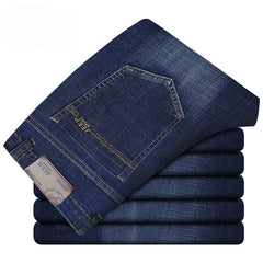 Men's Casual Stretch Winter Thick Jeans