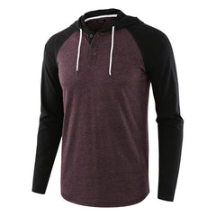 New Men's Large Size Long Sleeve Hoodie