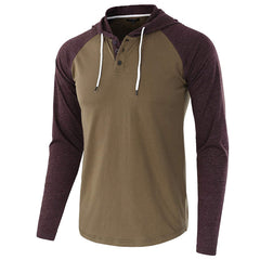 New Men's Large Size Long Sleeve Hoodie