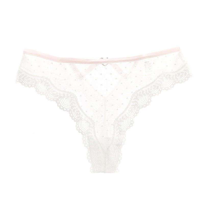 Lace Sexy Plus Size Transparent Mesh Thongs