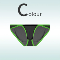 50G sexy men's ice silk ultra-thin fully transparent personalized low-waist pants with U-shaped large pouch