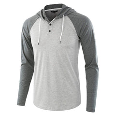 New Men's Large Size Long Sleeve Hoodie