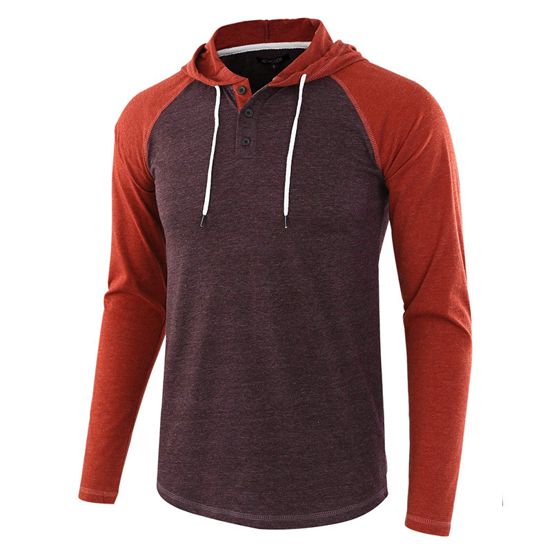 New Men's Large Size Long Sleeve Hoodie