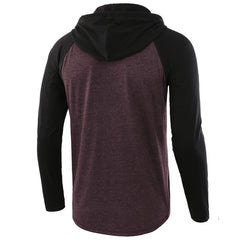 New Men's Large Size Long Sleeve Hoodie