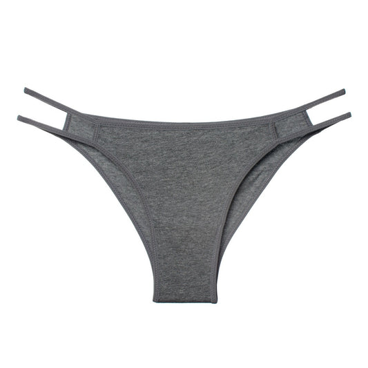 New style semi-covering sexy double strap panties