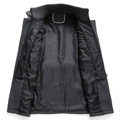 Men's Fashion Double Collar Cold-resistant Wool Coat