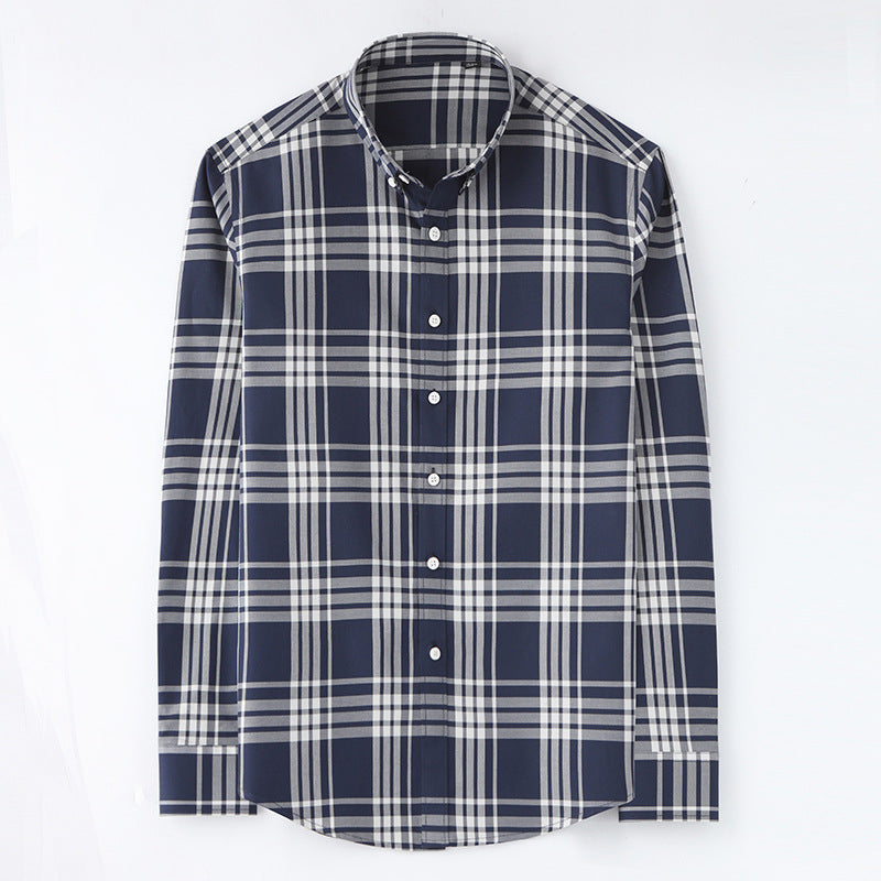2023 Men's Non-iron Business High-end Long-sleeved Shirt