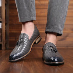 Men's New Casual Large Size Fashionable Versatile Leather Shoes