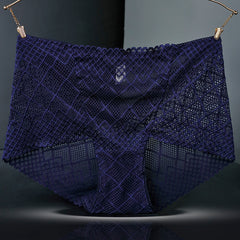 Lace high waist sexy hollow transparent panties
