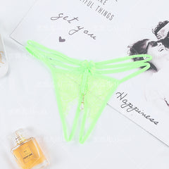 Lace Sexy Hollow Crotchless Thong