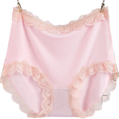 Antibacterial High Waist Lace Panties