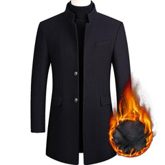 Men's Winter Slim Woolen Coat