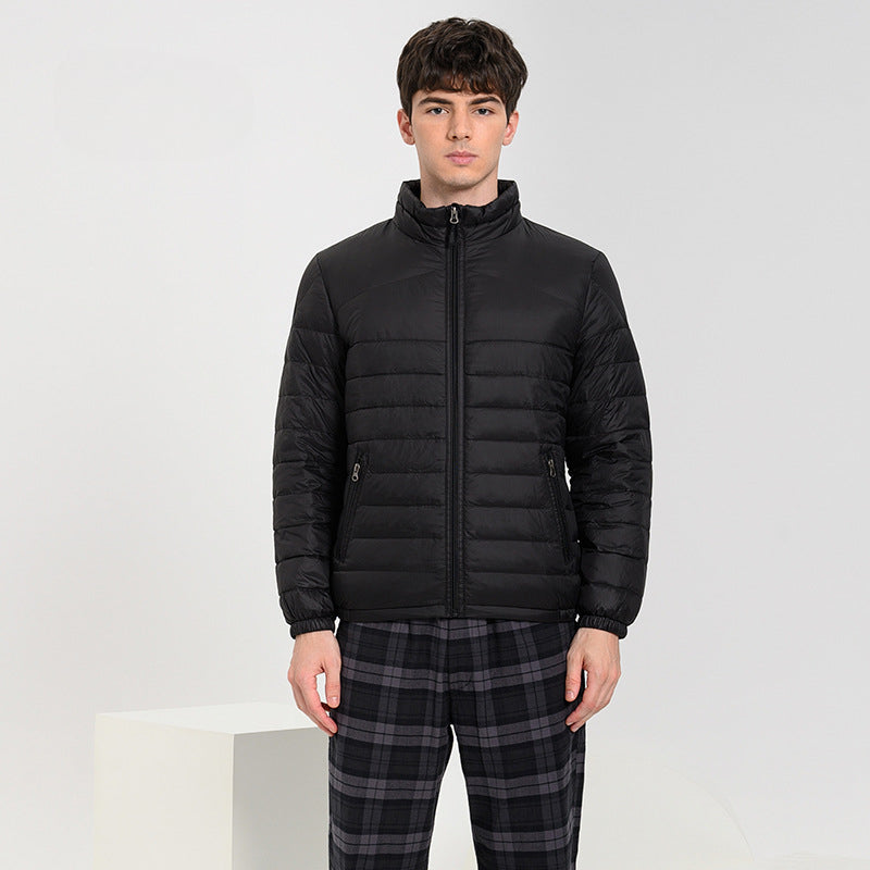 2024 New Men's Stand Collar Down Jacket