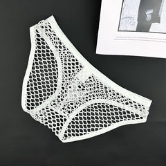 Men's Sexy Transparent Mesh Comfortable Stretch Briefs