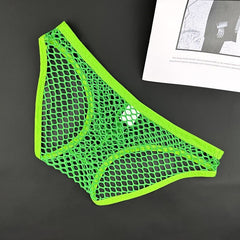 Men's Sexy Transparent Mesh Comfortable Stretch Briefs